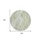 Homeroots 8' Sage Artichoke Green And Mint Green Round Geometric Washable Indoor Outdoor Area Rug 589244 - alternate 4