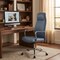 Leisuremod Flux Faux Leather Swivel Office Chair, Knee Tilt, Padded Support FO19BUL - alternate 5