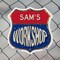 Signmission Sam's Workshop, 6 Inch X 6 Inch, Plastic Sign SHI-P-6-489-SAM - alternate 3
