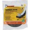 Do It Best 3/4'' W x 5/16'' T x 10 Ft. L Black Rubber Foam Weatherstrip Tape R534HDB - alternate 2