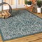 Jonathan Y Malta Bohemian Medallion Textured Weave Teal/Gray 5 ft. x 8 ft. Indoor/Outdoor Area Rug SMB104B-5 - alternate 7
