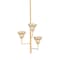 Hudson Valley Lighting Alora 20.25 in. Chandelier Vintage Gold Leaf/Gilded Ivory 1283-VGL/GLI - alternate 1