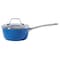 Sur La Table Kitchen Essentials Cool Commune 10 Piece Nonstick Aluminum Cookware Set in Marine 750123113M - alternate 6