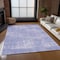 Homeroots 9' X 12' Lavender Purple And Lilac Abstract Washable Indoor Outdoor Area Rug 588784 - alternate 5
