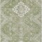 Homeroots 5' X 8' Artichoke Green Beige And Ivory Medallion Washable Indoor Outdoor Area Rug 589021 - alternate 6