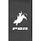 Dreamseat Silver Loveseat with Professional Bull Riders Silhouette Logo XZ7759003LSCDBK-PSPBR0004 - alternate 4