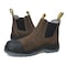 Handpoint 802 Mens 6 in Soft Toe Work Boots-Nubuck Leather Slip-On Safety Boots, KEVLAR, 10.5 COF802D-10.5 - alternate 3