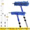 Bison Life 2-in-1 Window Cleaning Squeegee Kit with 4-12 Ft Telescopic Pole, 2 Washer Sleeves Included BLZ-EXHSQ-SET-12-1 - alternate 6