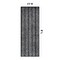 World Rug Gallery Bohemian Stripe Lines Shag Runner Rug 2 ft 3 in x 8 ft Anthracite WR128ANTHRACITE2X8 - alternate 5