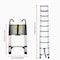 Edendirect 9.5 ft. Telescoping Aluminum Button Extension Ladder with Triangle Stabilizer and Hooks, 330 lbs. IR-W2717P187988 - alternate 10