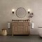 James Martin Vanities Brookfield 48 in. Single Vanity, Pecan w/3 CM Carrara White Marble Top 547-V48-PCN-3CAR - alternate 5