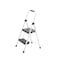 Tricam Lift Ladders 40.16 in. H X 17.3 in. W X 2.5 in. D 225 lb. capacity 2 step Steel Folding Step LLS-2 - alternate 1
