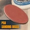 Powertec PSA Sanding Discs, 6 in, 80 Grit, Aluminum Oxide, 10PK 110290N - alternate 2
