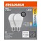 Sylvania Contractor Series LED Light Bulb, A19 Lamp, 75 W Equivalent, E26 Medium Lamp Base, Frosted 42481 - alternate 4
