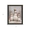 Homeroots Snowman Trio Black Framed Wall Art 572082 - alternate 4