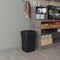 Regal Altair 19 Gallon Square Black Plastic Trash Can with Drop Shot Swing Lid, Space-Saving Design ZR-TC-100-BK-19-SW-KIT - alternate 4