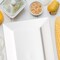 Smarty Had A Party 5.5" x 8.5" White Rectangular Plastic Dessert Plates (120 Plates), 120PK 6913-CASE - alternate 6
