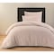 Homeroots Blush Twin Polyester 180 Thread Count Washable Duvet Cover Set 529069 - alternate 7