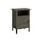 Monarch Specialties Accent Table, Side Table, End, Living Room, Small, Storage, Dark Bronze Laminate, Transitional I 3810 - alternate 1