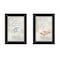 Homeroots Set Of Two Love 1 Black Framed Print Wall Art, 2PK 405641 - alternate 1