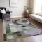 Homeroots 8' X 10' Olive Green Purple And Gray Geometric Washable Indoor Outdoor Area Rug 604417 - alternate 4