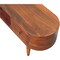 Homeroots 39in Brown Solid Wood Enclosed and Open Storage TV Stand 727852 - alternate 4