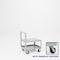 Pucel Single Handle Heavy Duty Truck, 24 in D x 30 in W x 36 in H, Gray 24-TR-30P - alternate 1
