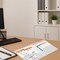 C-Line Products 8-1/2" x 11" White Two-Pocket Heavyweight Poly Portfolio Folder, 1/EA, 25/BX 33957-BX - alternate 5