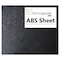 Ethylglyde 12''X18'', 1/8'' Thick, Black ABS Sheets. Sizes Nominal Cut +/-1/8'', 3PK 3ABSBLKNM1218_3P - alternate 1