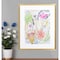 Homeroots Tropical Blooms I Gold Framed Print Wall Art 521457 - alternate 2