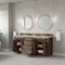 James Martin Vanities Bristol 72" Double Vanity, Whitewashed Walnut, w/ 3 CM Tajnar Eclos Top 157-V72-WW-3TJR - alternate 5
