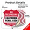 Signmission California No Trespassing Shield Sign Ca, 6 inch X 6 inch, Vinyl Decal, 5PK SHI-D-5PACK-6-368 - alternate 5