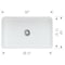 Blanco Cerana 30 Apron Single Bowl White 525010 - alternate 4