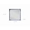 Homeroots 42" Silver And White Wood Square Lighted Dresser Mount Framed Mirror 564643 - alternate 3