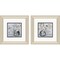 Homeroots Set Of Two Rendition Rhapsody Gold Framed Wall Art, 2PK 649312 - alternate 1