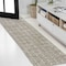 Jonathan Y Pele Modern Geometric Dot Shag Gray/Ivory 2 ft. x 10 ft. Runner Rug MOH400B-210 - alternate 1
