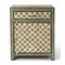 Homeroots 21in Brown And Green And Ivory Standard Accent Cabinet With One Drawer 389763 - alternate 6