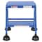 Vestil 18.5 H Steel Commercial Spring Loaded Rolling Ladder, 2 Steps LAD-2-B-P - alternate 3