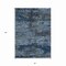 Homeroots 3' X 5' Blue And Navy Blue Abstract Washable Indoor Outdoor Area Rug 610426 - alternate 6