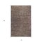 Homeroots 2' X 3' Brown and Ivory Striped Stain Resistant Indoor Outdoor Area Rug 531653 - alternate 8