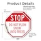Signmission Stop Do Not Plow Snow into Trees, 10 inch X 10 inch, Vinyl Decal, 2PK OC-D-2PACK-10-194 - alternate 3