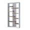 Homeroots 71" White Wood Nine Tier Geometric Bookcase 630383 - alternate 1