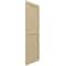 Ekena Millwork True Fit PVC Farmhouse/Flat Panel Combination Fixed Mount Shutters, Natural Twine, 12W x 45H, PR TFP101FC12X045NT - alternate 5