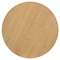 Homeroots 60" Natural Wood Pedestal Base Round Top Dining Table 721099 - alternate 5