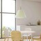 Jonathan Y Alden 14.25" 1-Light Classic French Country Iron LED Pendant with Pleated Shade, Brass Gold/White JYL2407A - alternate 4