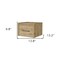 Homeroots 10" Beige One Drawer Faux Wood Floating Nightstand 546177 - alternate 5