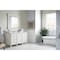 James Martin Vanities Brittany 60'' S Vanity, Bright White w/ Ethereal Noctis Silestone Top w/FreePower Wireless Charger 655-V60S-BW-FENC - alternate 4