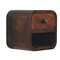 Homeroots 8" Dark Brown Solid Wood Square One Drawer Nightstand 651548 - alternate 9