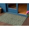 Homeroots 3' X 5' Olive Green Fern Green And Silver Geometric Washable Indoor Outdoor Area Rug 615212 - alternate 1