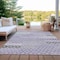 Homeroots 3' X 5' Lavender Gray And Ivory Floral Washable Indoor Outdoor Area Rug 617506 - alternate 6